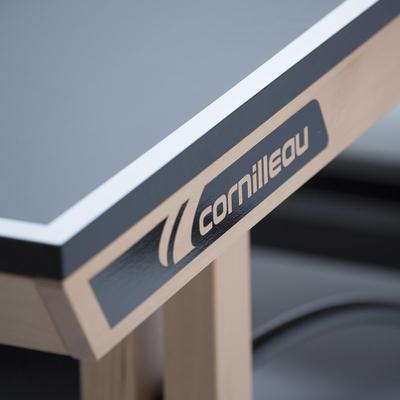 Cornilleau ITTF Competition Wood 850 25mm Rollaway Indoor Table Tennis Table - Grey